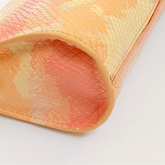 HAMMITT LOS ANGELES CORAL PINK GOLD HIMALAYAN SNAKE TONY CROSSBODY PURSE - Picture 6 of 15